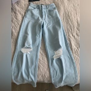 FitJeans Baggy Ripped Vintage Blue Size XS NWT Never Worn